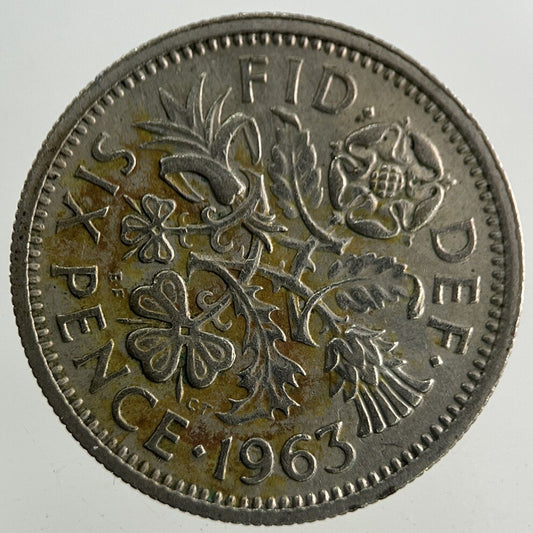 1963 Elizabeth II 2nd Sixpence Coin | Fine Collectable Grade