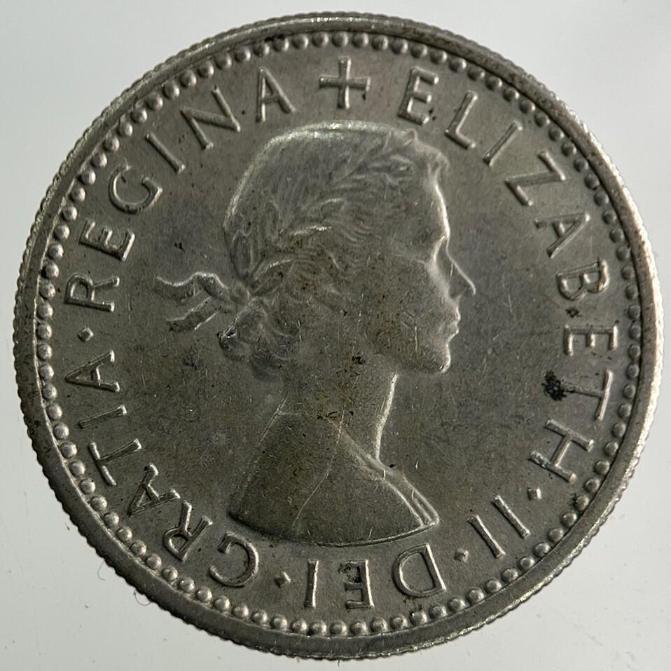 1964 Elizabeth II 2nd Sixpence Coin | Fine Collectable Grade