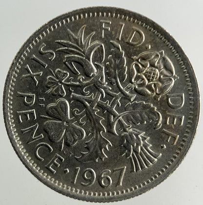 1967 Elizabeth II 2nd Sixpence Coin | Fine Collectable Grade