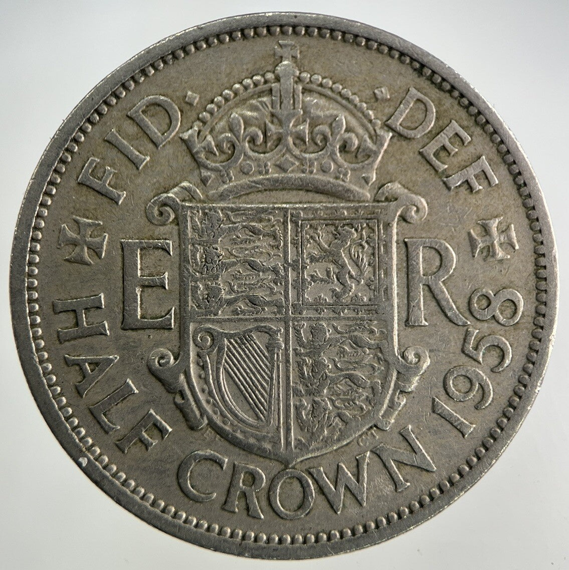 1958 Elizabeth II 2nd Half-Crown Coin | Fine Collectable Grade
