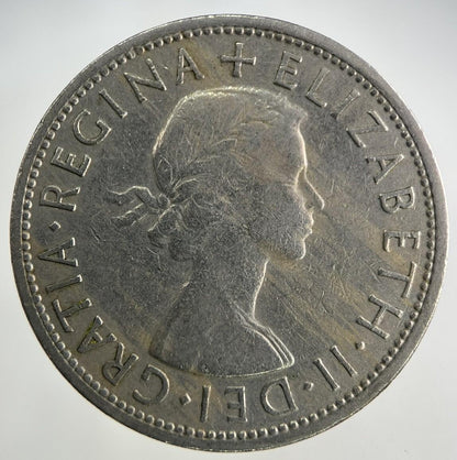 1957 Elizabeth II 2nd Half-Crown Coin | Fine Collectable Grade