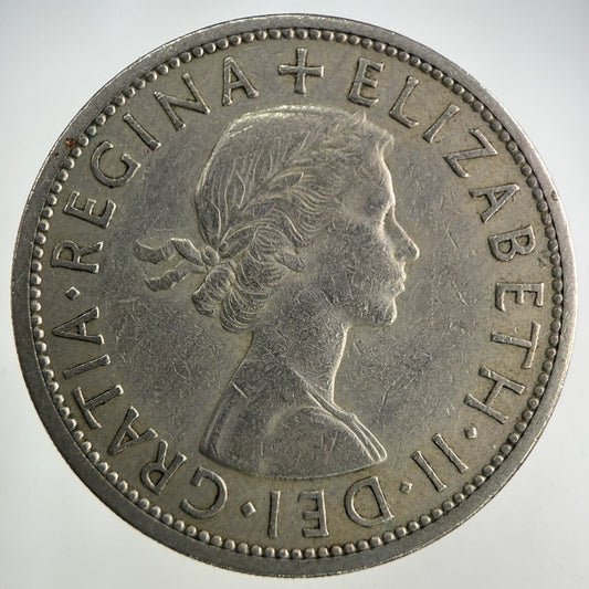 1957 Elizabeth II 2nd Half-Crown Coin | Fine Collectable Grade