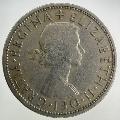 1957 Elizabeth II 2nd Half-Crown Coin | Fine Collectable Grade