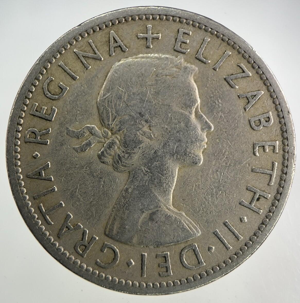 1954 Elizabeth II 2nd Half-Crown Coin | Fine Collectable Grade