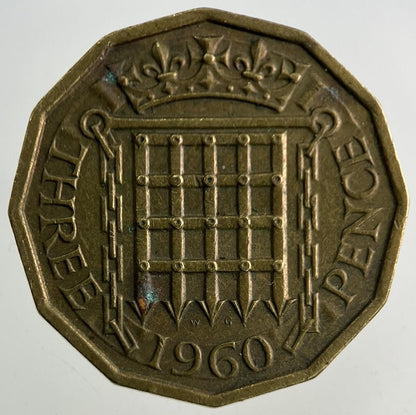 1960 Elizabeth II 2nd Brass Threepence Coin | Fine Collectable Grade