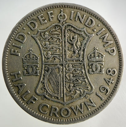 1948 George VI Half-Crown Coin | Fine Collectable Grade