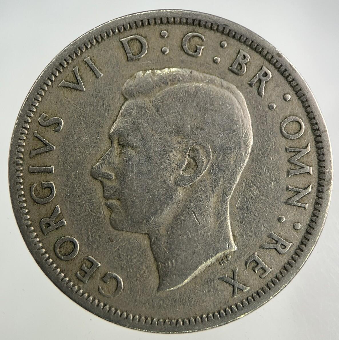 1948 George VI Half-Crown Coin | Fine Collectable Grade
