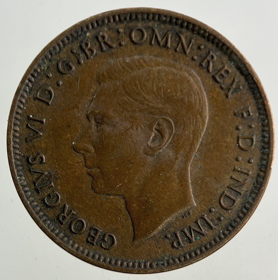 1939 George VI Wren Farthing Coin | Fine Collectable Grade