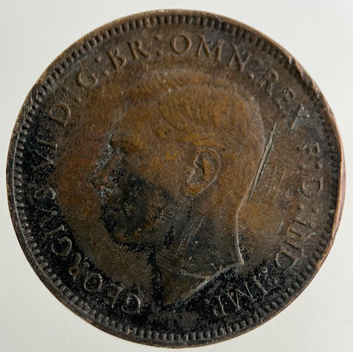 1939 George VI Wren Farthing Coin | Fine Collectable Grade