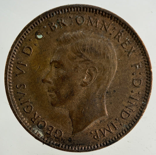 1944 George VI Wren Farthing Coin | Fine Collectable Grade