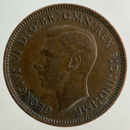 1937 George VI Wren Farthing Coin | Fine Collectable Grade