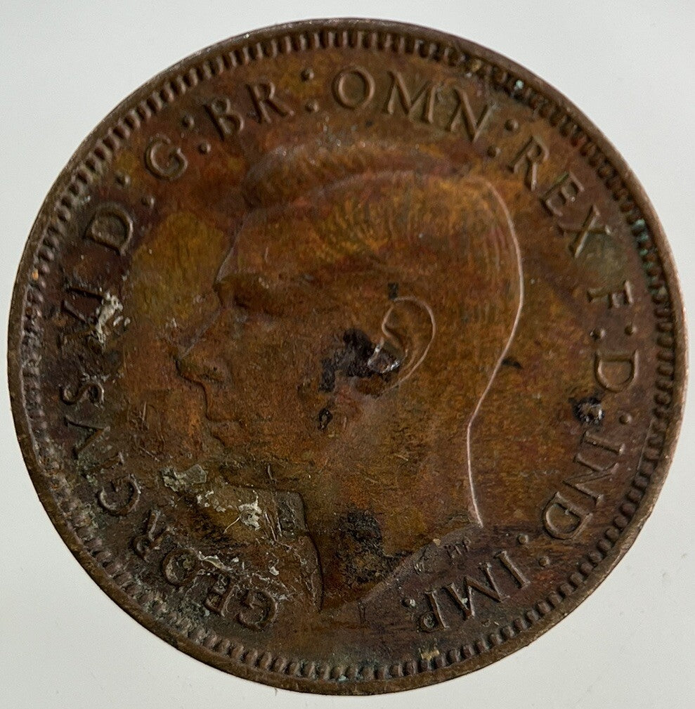 1942 George VI Wren Farthing Coin | Fine Collectable Grade