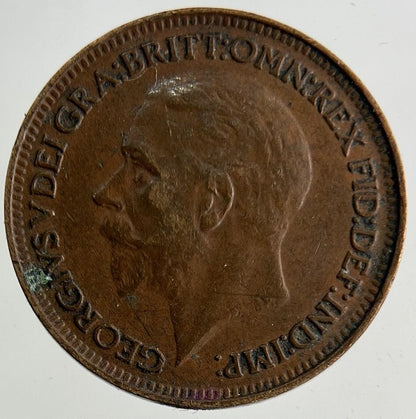 1928 George V Farthing Coin | Fine Collectable Grade