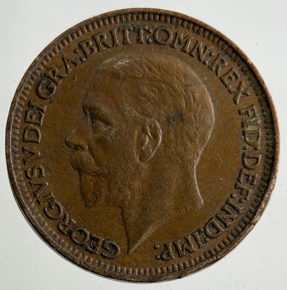 1927 George V Farthing Coin | Fine Collectable Grade