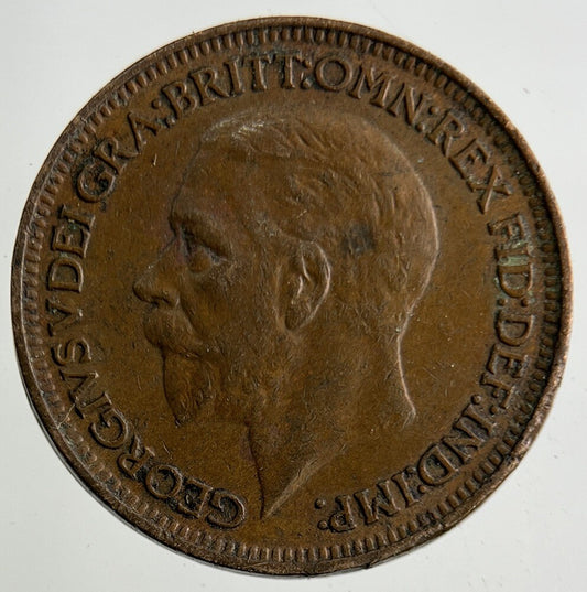 1927 George V Farthing Coin | Fine Collectable Grade