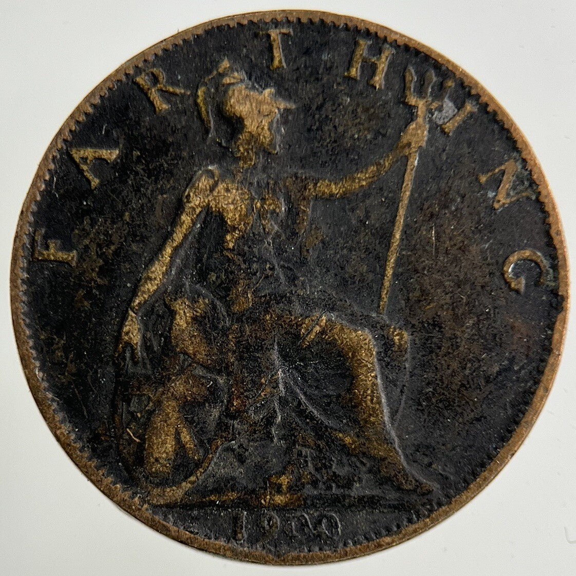 1900 George V Farthing Coin | Collectable Grade