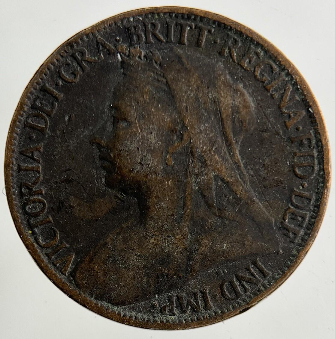 1900 George V Farthing Coin | Collectable Grade