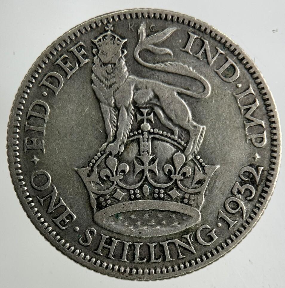 1932 George V Shilling Silver Coin | Collectable Grade
