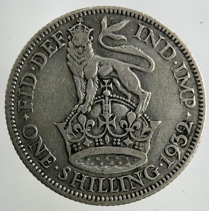 1932 George V Shilling Silver Coin | Collectable Grade