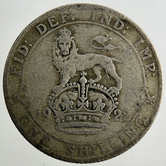 1922 George V Shilling Silver Coin | Collectable Grade