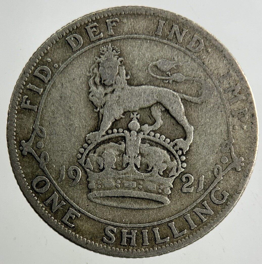 1921 George V Shilling Silver Coin | Collectable Grade
