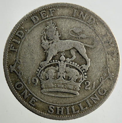 1921 George V Shilling Silver Coin | Collectable Grade