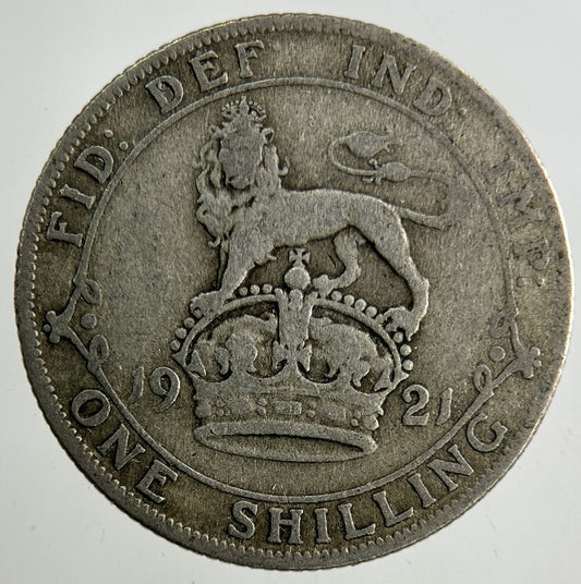 1921 George V Shilling Silver Coin | Collectable Grade