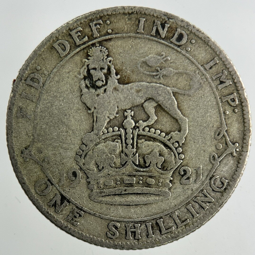 1921 George V Shilling Silver Coin | Collectable Grade