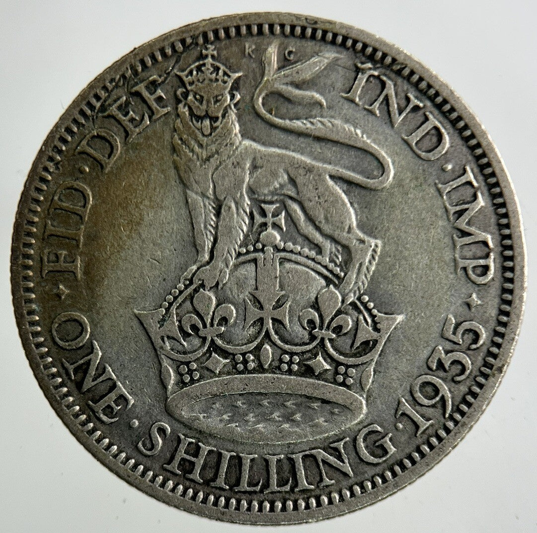 1935 George V Shilling Silver Coin | Collectable Grade