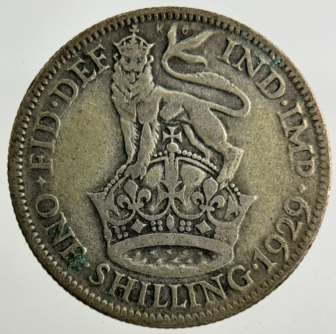 1929 George V Shilling Silver Coin | Collectable Grade