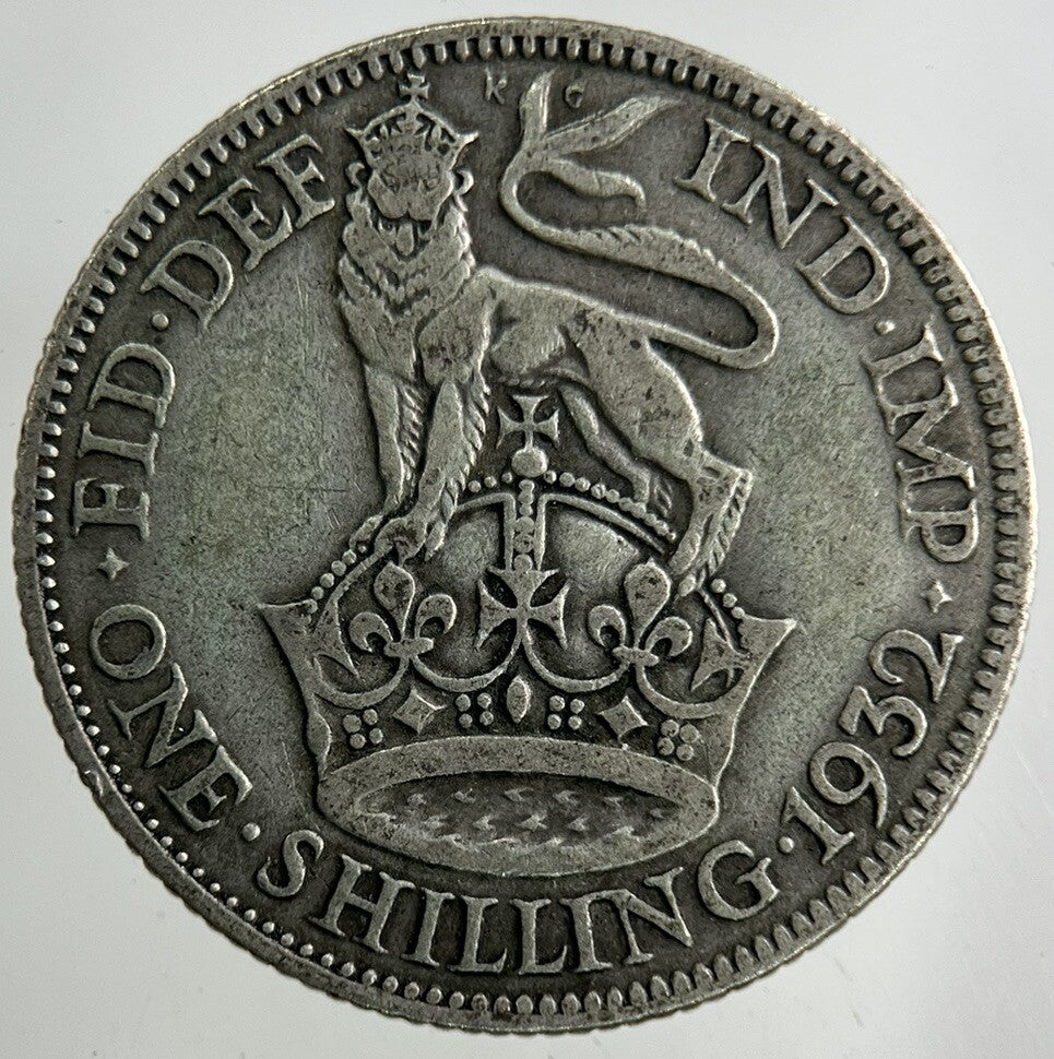 1932 George V Shilling Silver Coin | Collectable Grade
