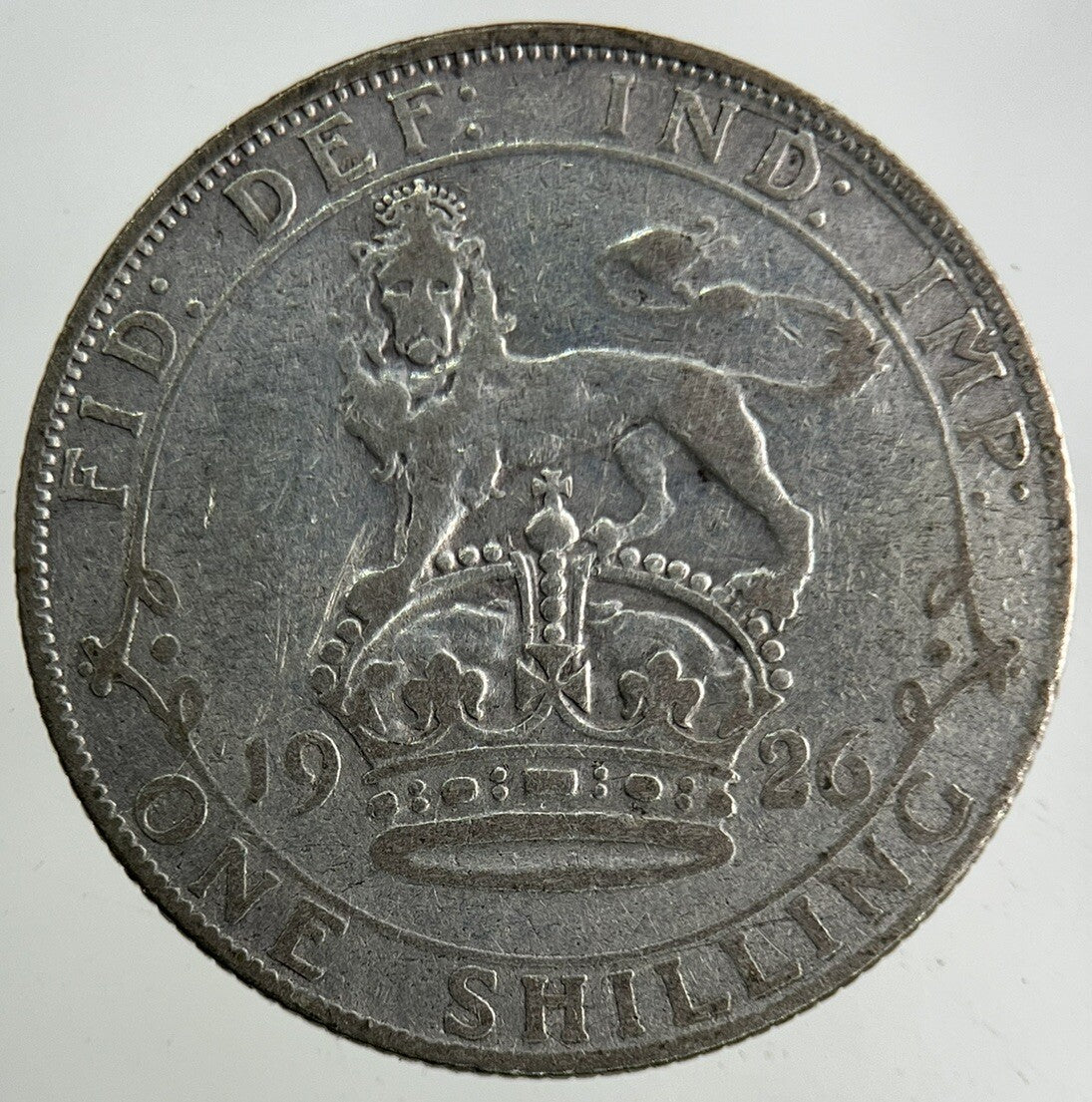 1926 George V Shilling Silver Coin | Collectable Grade