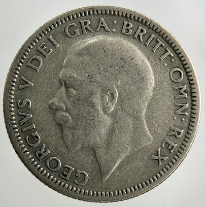 1932 George V Shilling Silver Coin | Fair Grade