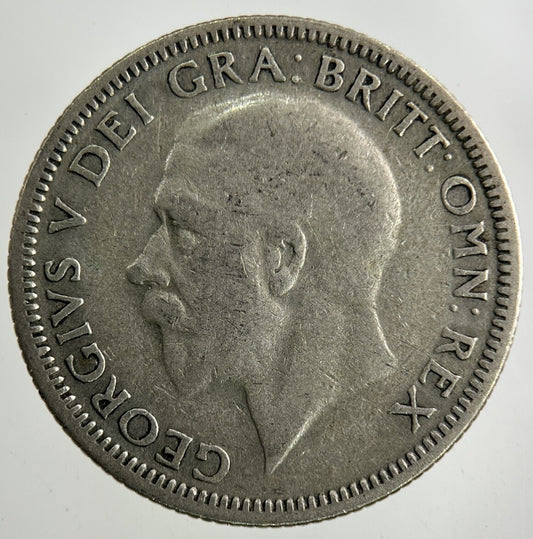 1932 George V Shilling Silver Coin | Fair Grade