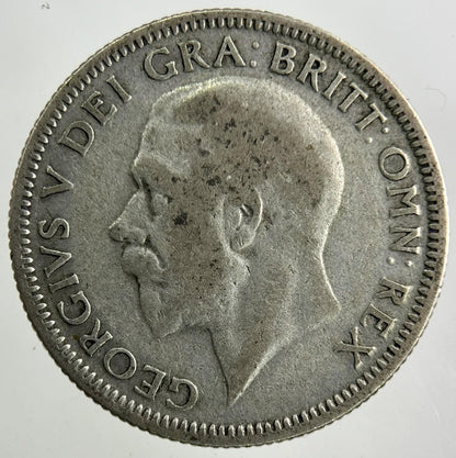 1929 George V Shilling Silver Coin | Fair Grade