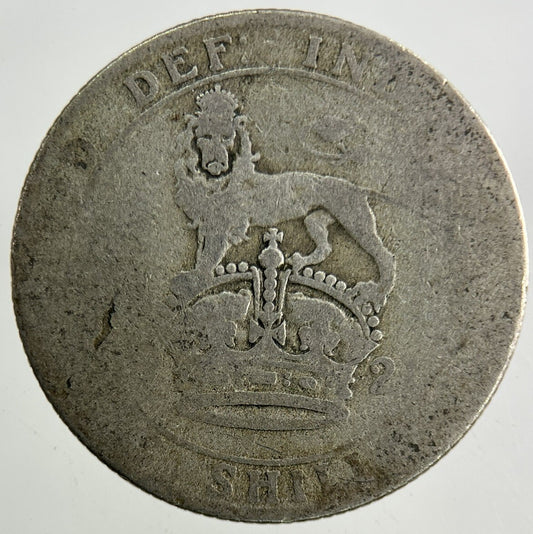 1921 George V Shilling Silver Coin | Fair Grade