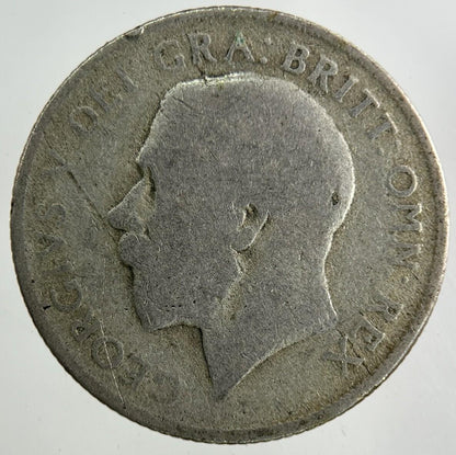 1921 George V Shilling Silver Coin | Fair Grade