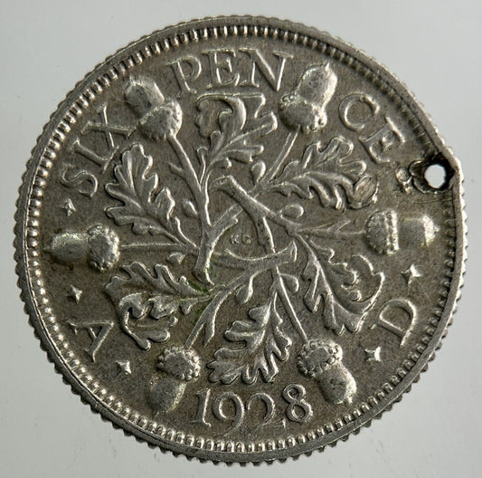 1928 George V Sixpence Silver Coin | Collectable Grade