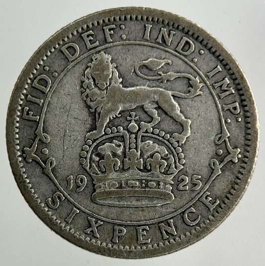 1925 George V Sixpence Silver Coin | Collectable Grade