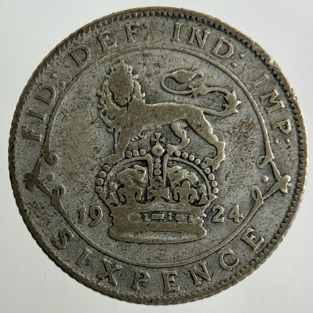 1924 George V Sixpence Silver Coin | Collectable Grade