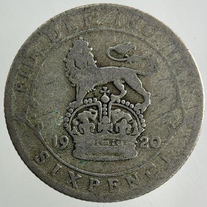 1920 George V Sixpence Silver Coin | Collectable Grade