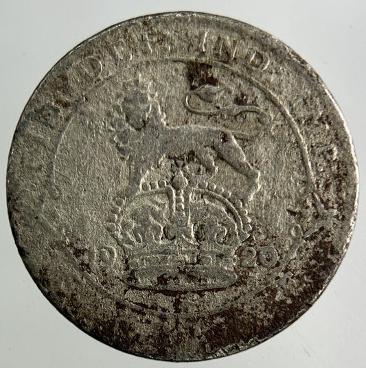 1920 George V Sixpence Silver Coin | Fair Grade
