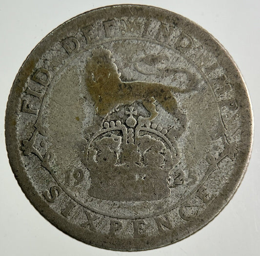 1925 George V Sixpence Silver Coin | Fair Grade