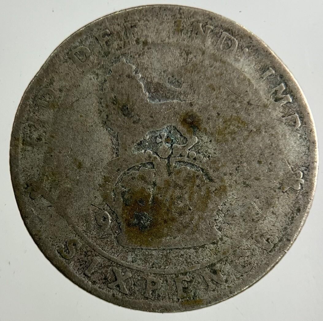 1924 George V Sixpence Silver Coin | Fair Grade