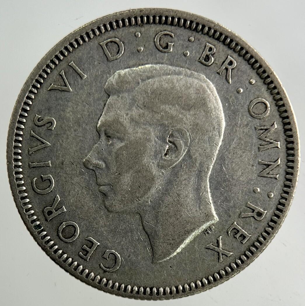 1944 George VI Shilling Silver Coin | Fine Collectable Grade