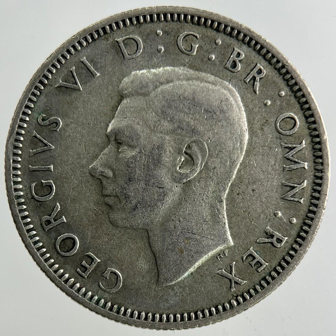 1945 George VI Shilling Silver Coin | Fine Collectable Grade