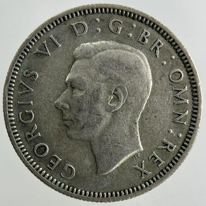 1945 George VI Shilling Silver Coin | Fine Collectable Grade