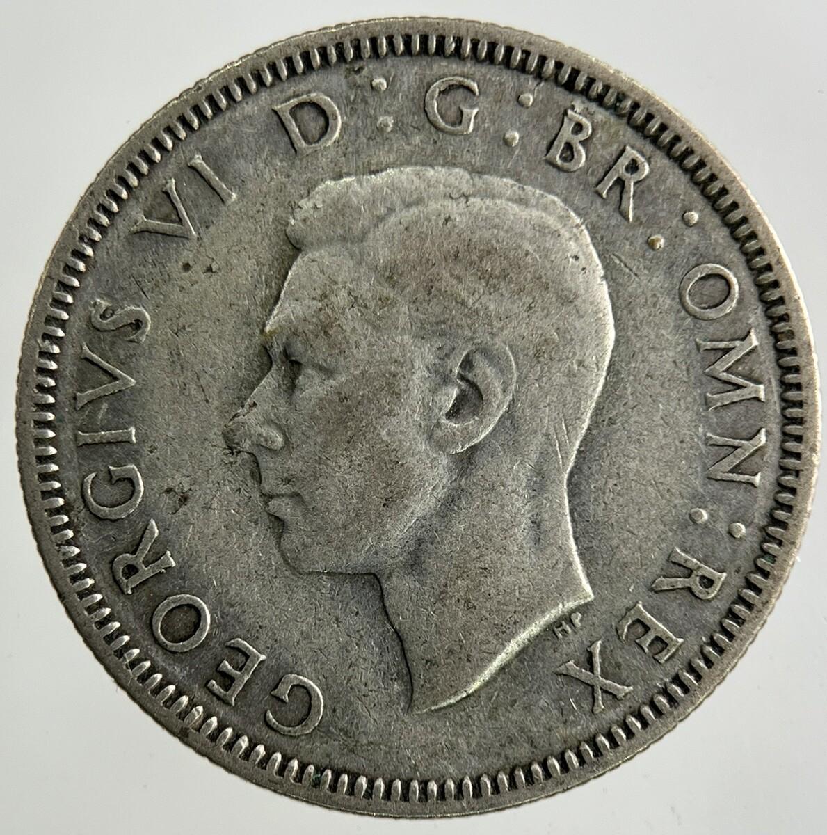 1939 George VI Shilling Silver Coin | Fine Collectable Grade