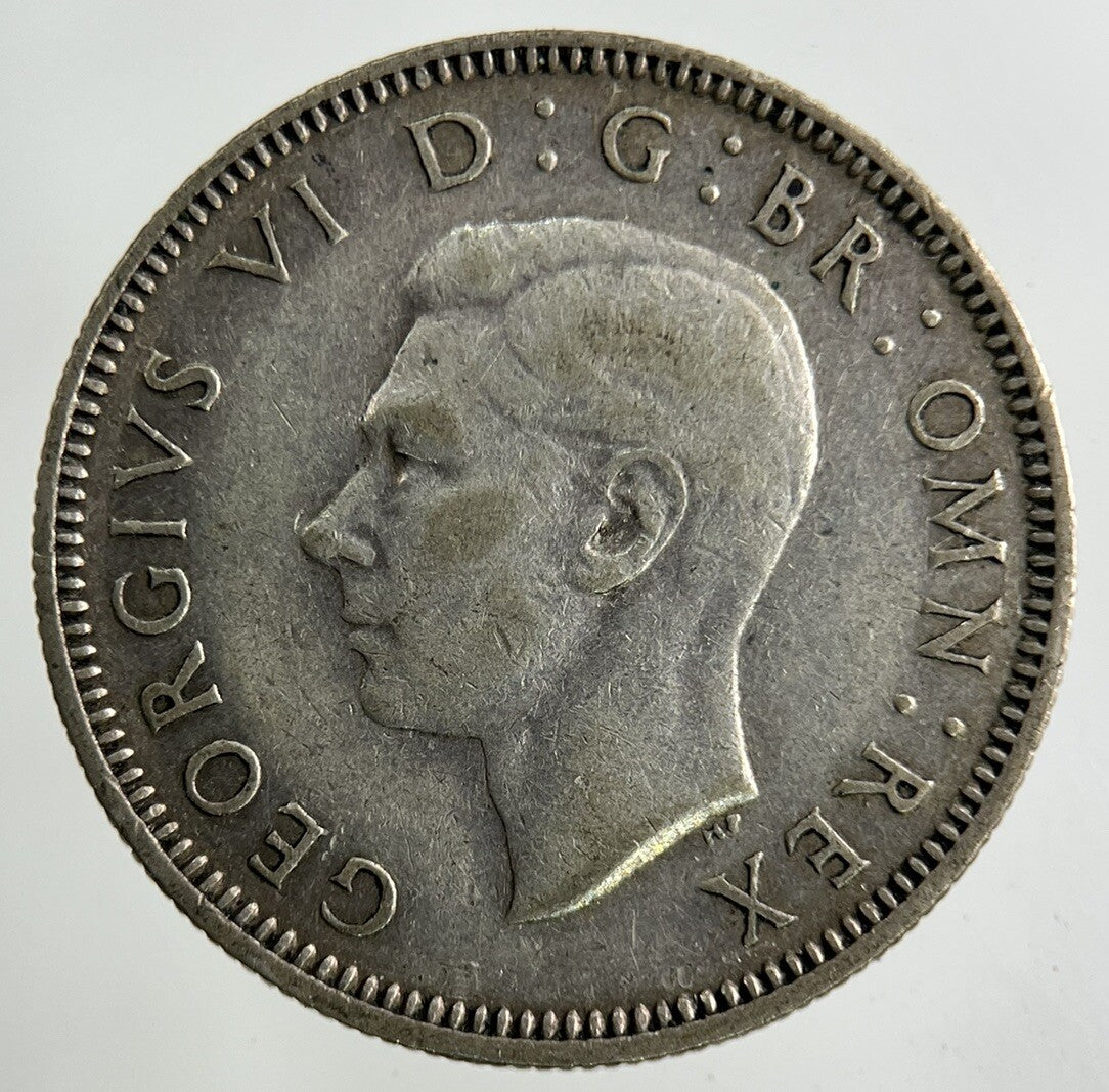 1944 George VI Shilling Silver Coin | Fine Collectable Grade