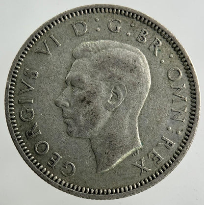 1942 George VI Shilling Silver Coin | Fine Collectable Grade